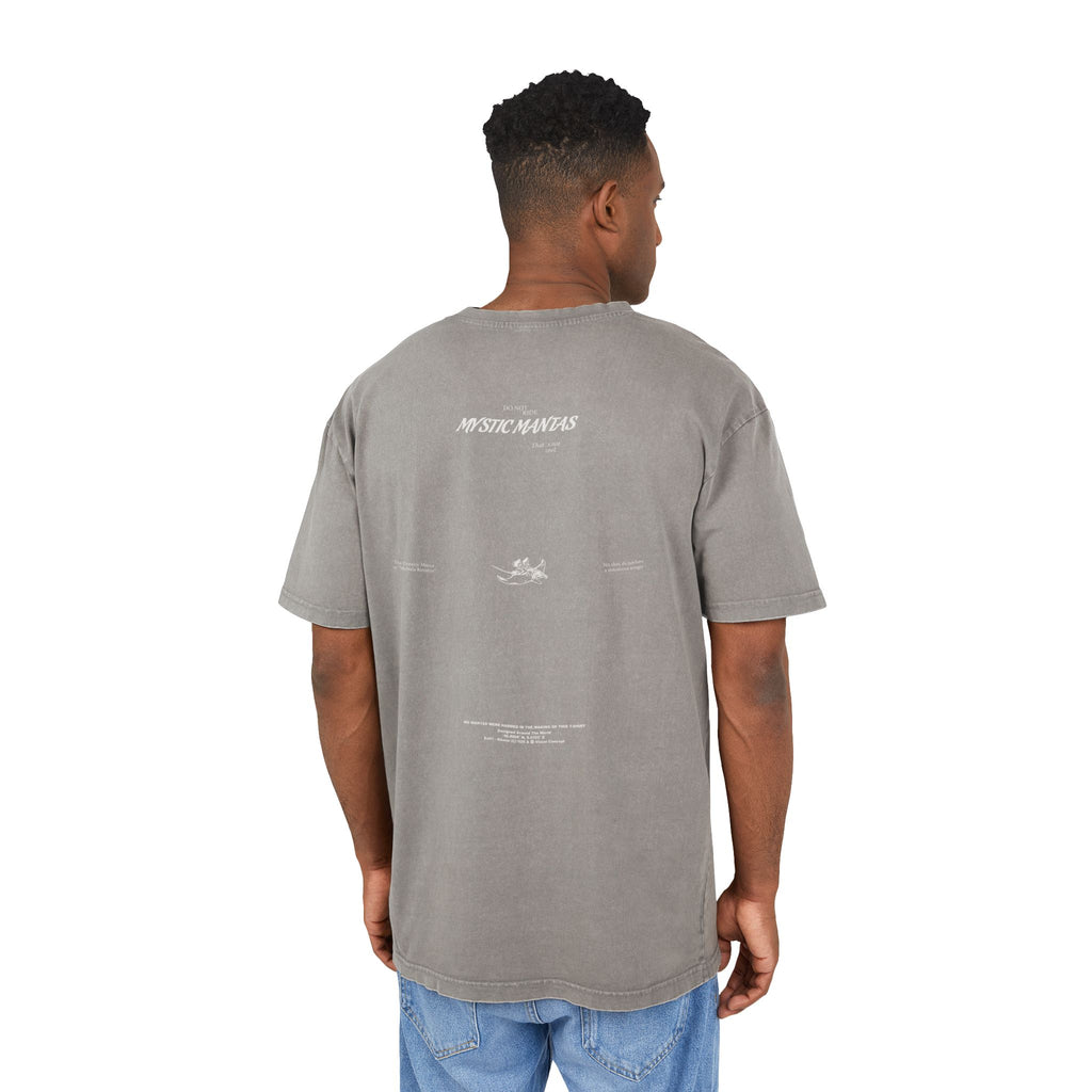 Mystic Mantas — Vintage Acid-Wash Oversized Tee