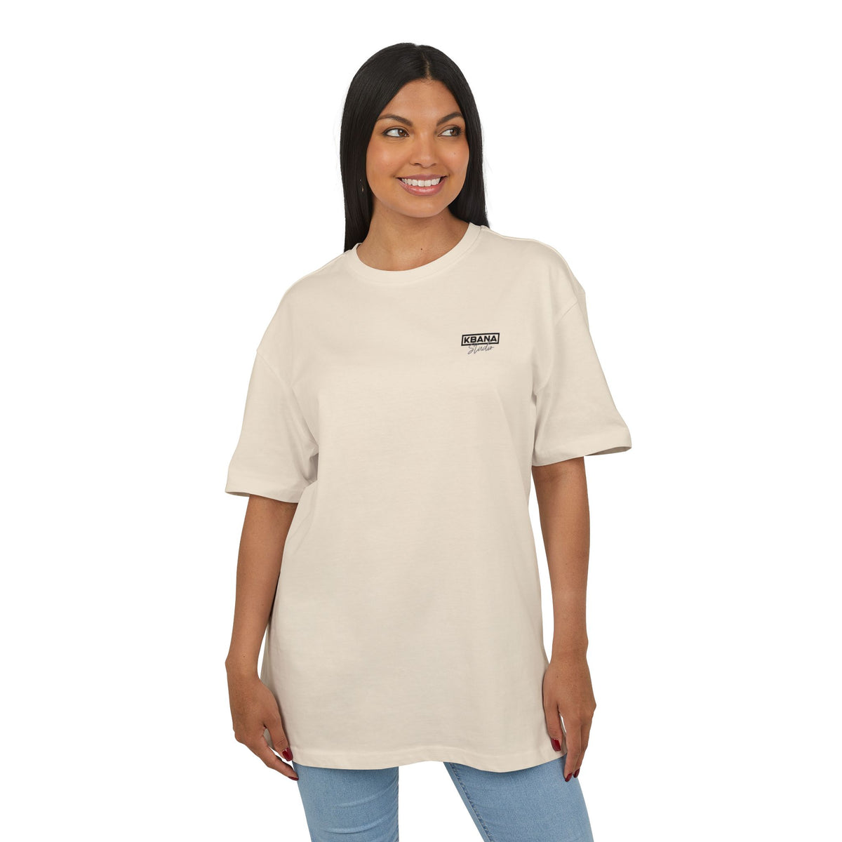 'Banded Snake' Oversize Tee —  Graphic Back Print