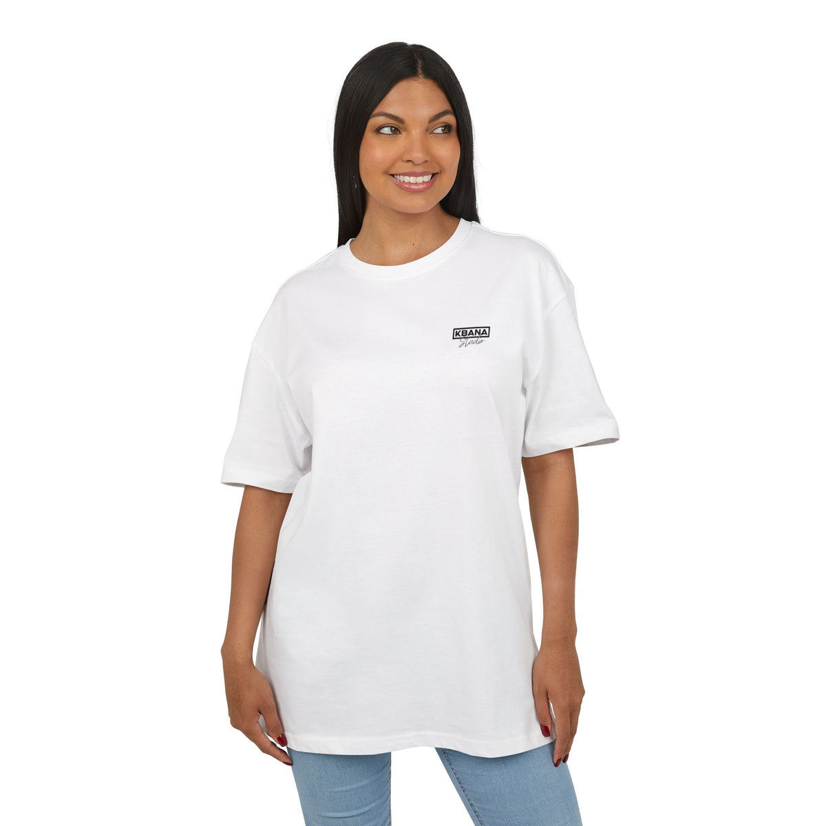 'Banded Snake' Oversize Tee —  Graphic Back Print