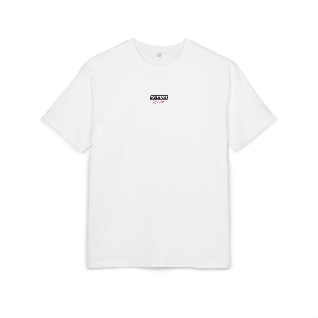 'Nudibranchia' Oversize Tee — Minimal Micro-Logo Graphic