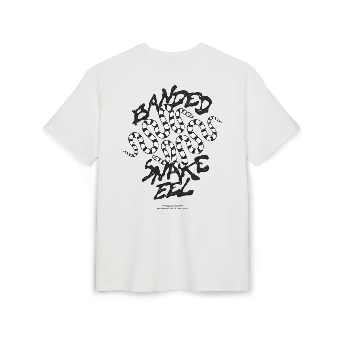 'Banded Snake' Oversize Tee —  Graphic Back Print