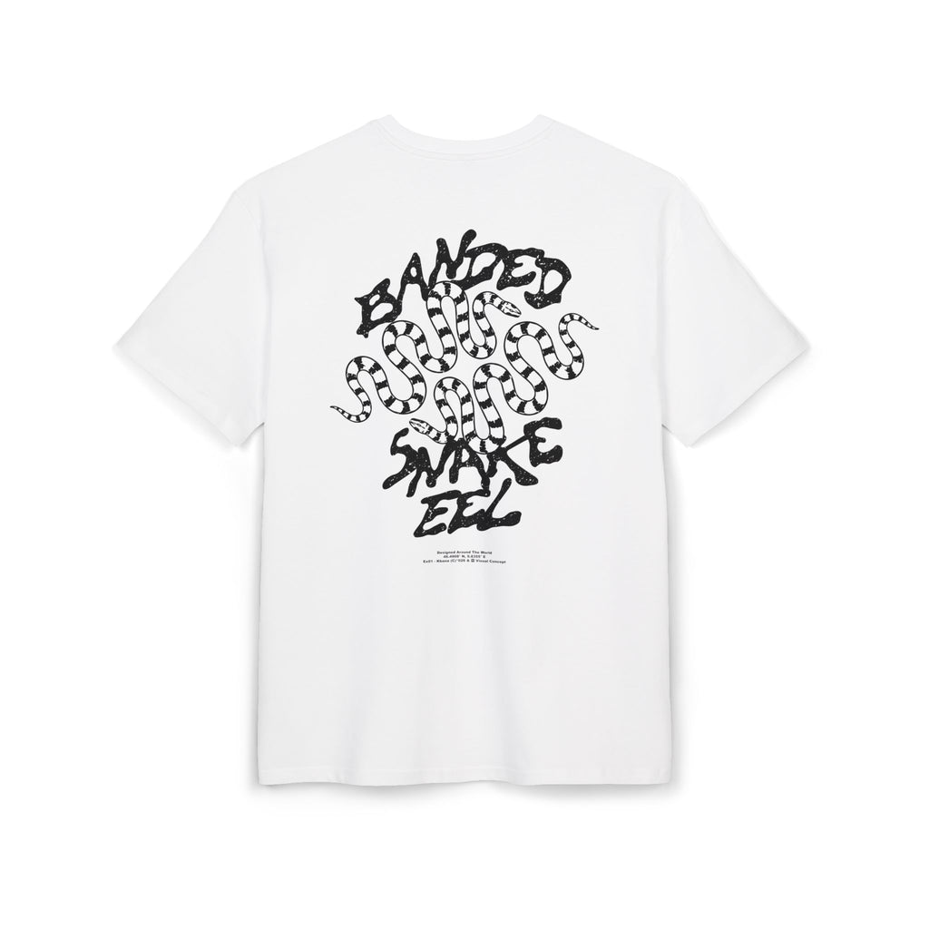 'Banded Snake' Oversize Tee —  Graphic Back Print