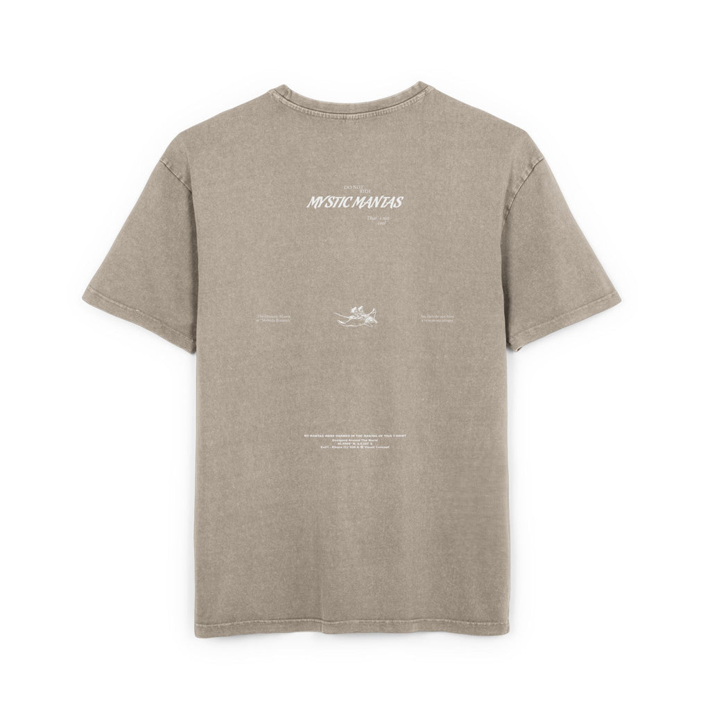 Mystic Mantas — Vintage Acid-Wash Oversized Tee