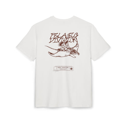 'Elastic Division' Graphic Vintage Skate Skull Backprint Oversized Tee