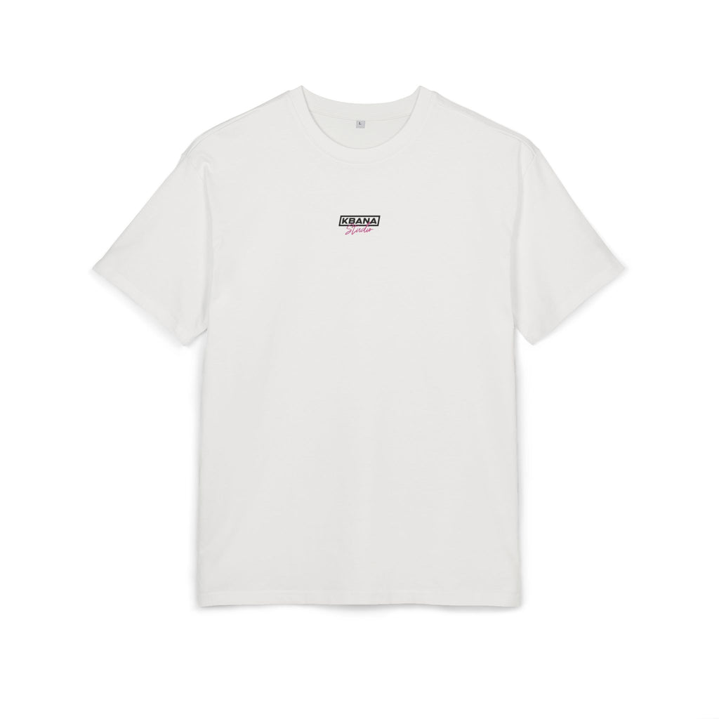'Nudibranchia' Oversize Tee — Minimal Micro-Logo Graphic