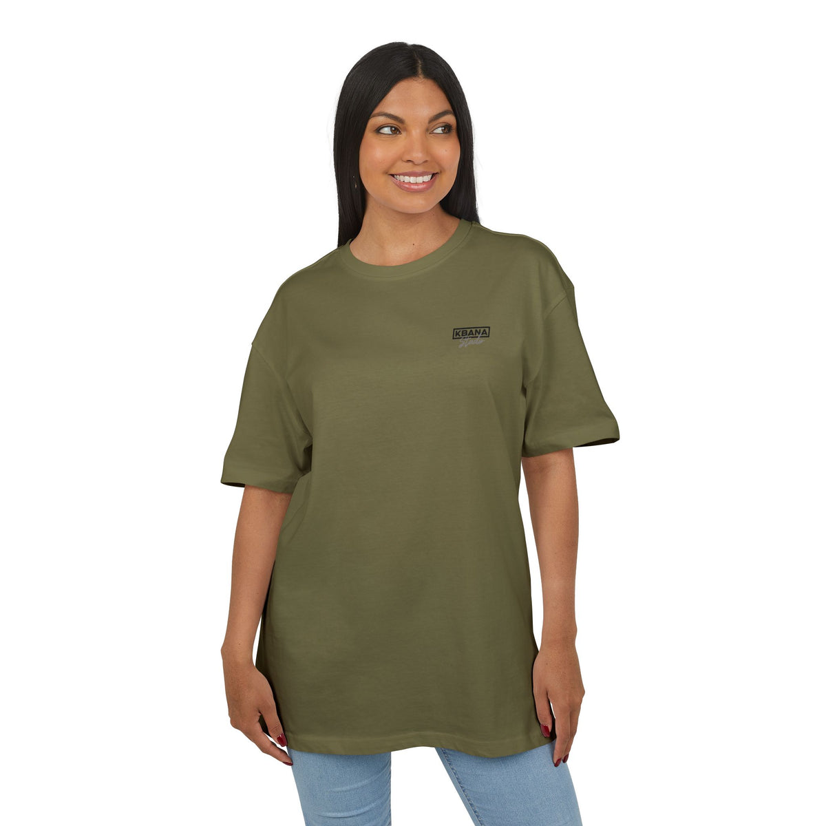 'Banded Snake' Oversize Tee —  Graphic Back Print