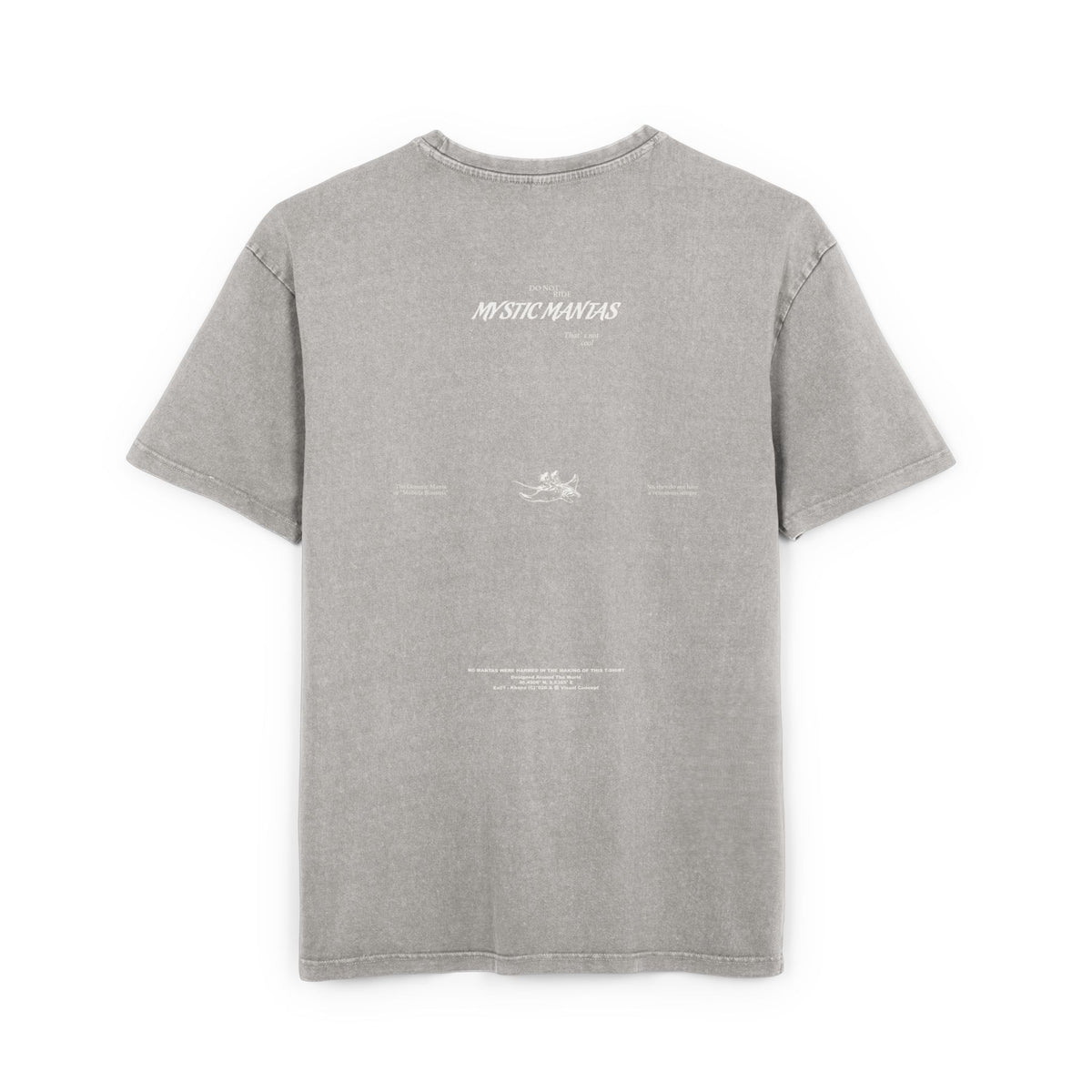 Mystic Mantas — Vintage Acid-Wash Oversized Tee