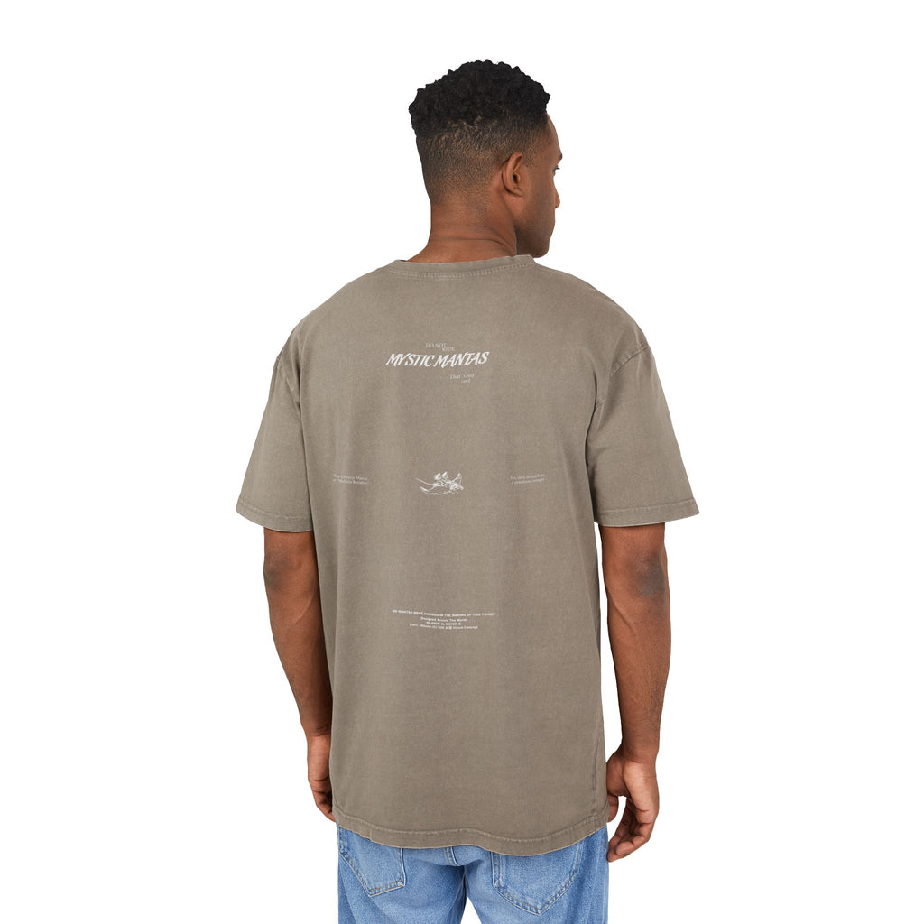 Mystic Mantas — Vintage Acid-Wash Oversized Tee