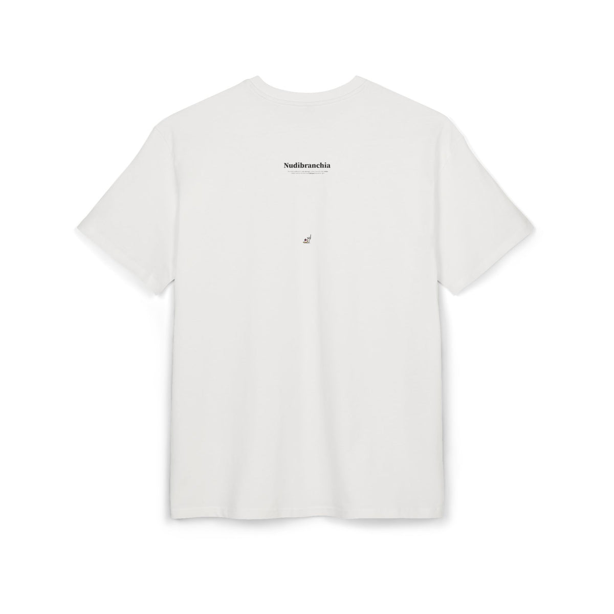'Nudibranchia' Oversize Tee — Minimal Micro-Logo Graphic